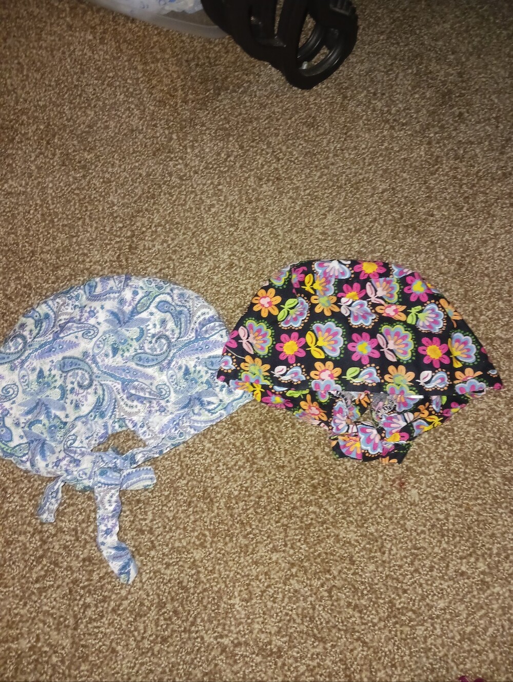 Set Of 2 Cute Scrub Caps